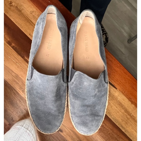 Danyberd Blue Suede Espadrilles Made in Italy - Like New - Mens size 42 - Picture 1 of 7